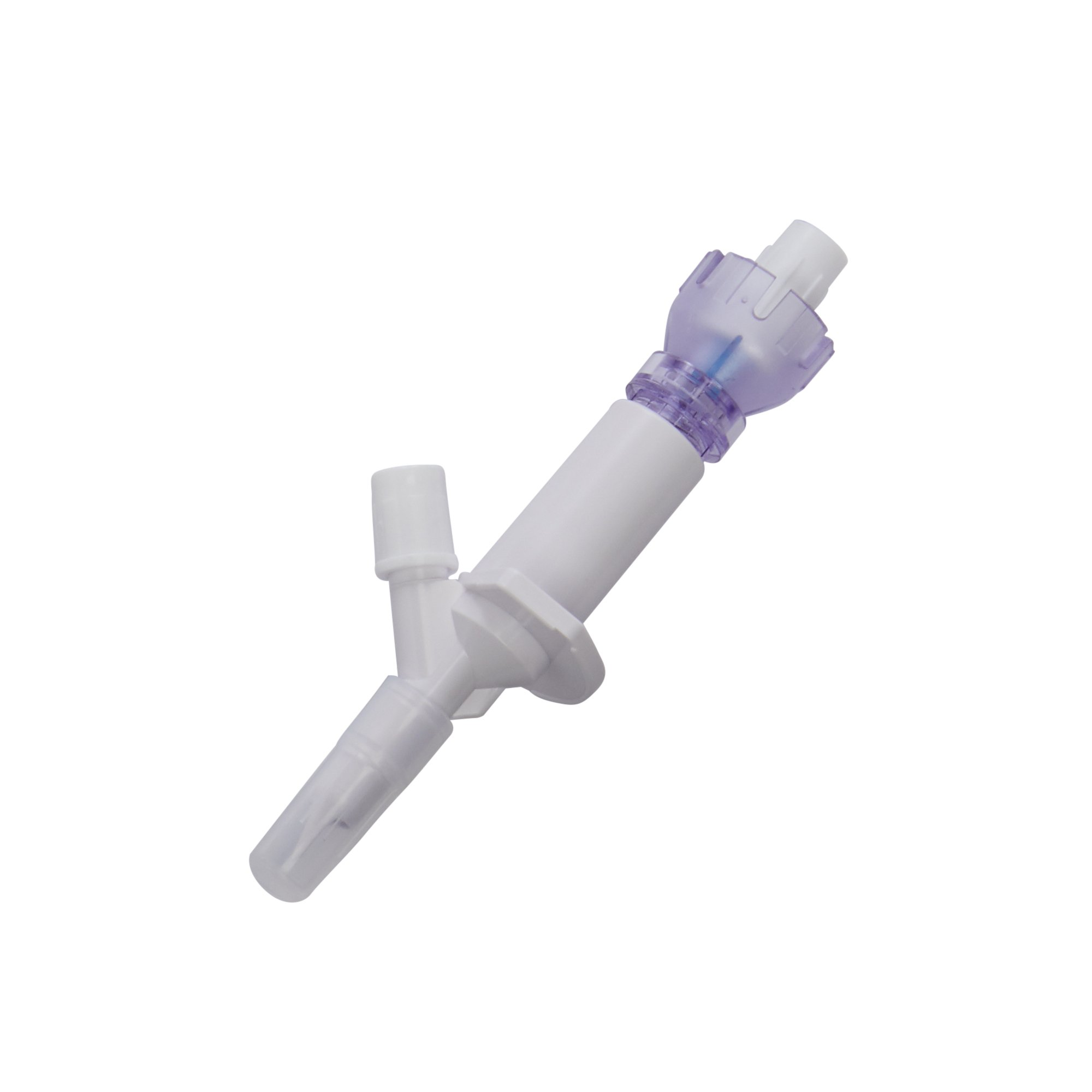 Pin Dispensing Standard Spike w/SAFSITE® Valve, Automatic 2-Way Valve For Aspiration or Injection of Medication From Inverted Multi-Dose Vials, Utilizes a Bacterial Retentive Air-Venting Filter with Luer Slip Connector by B Braun Medical, Inc.  ID 412005